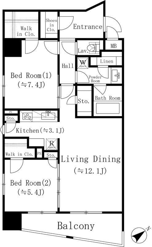 堀之内マンション 604