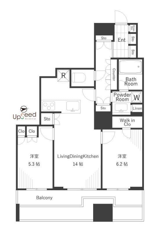富久クロスコンフォートタワー 308