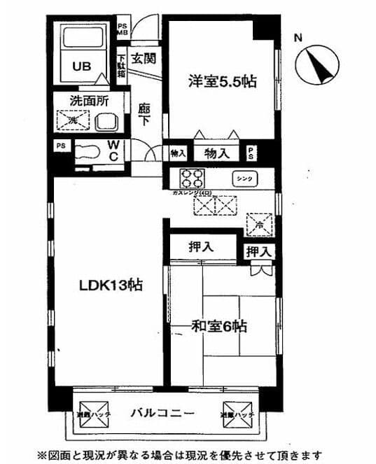 ザ・ルネサンスヒルズⅠ 30A 間取り図