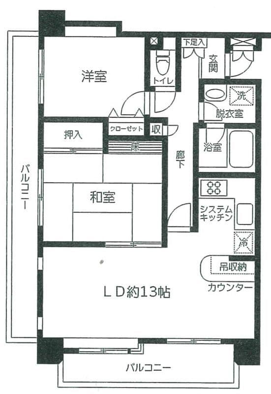 ザ・ルネサンスヒルズⅠ 40A 間取り図
