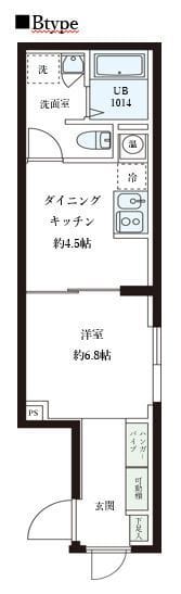 レピュア大島レジデンスⅡ 402 間取り図