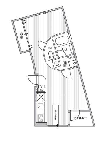 T’sCuore BLISS自由が丘 202 間取り図