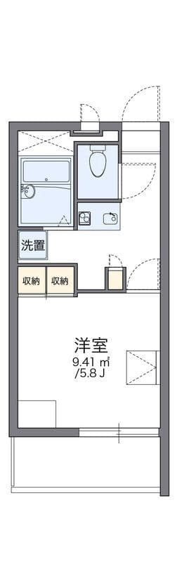 レオパレスオーロラ 104 間取り図