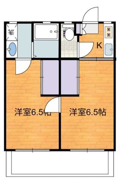 多摩川レジデンス 201 間取り図