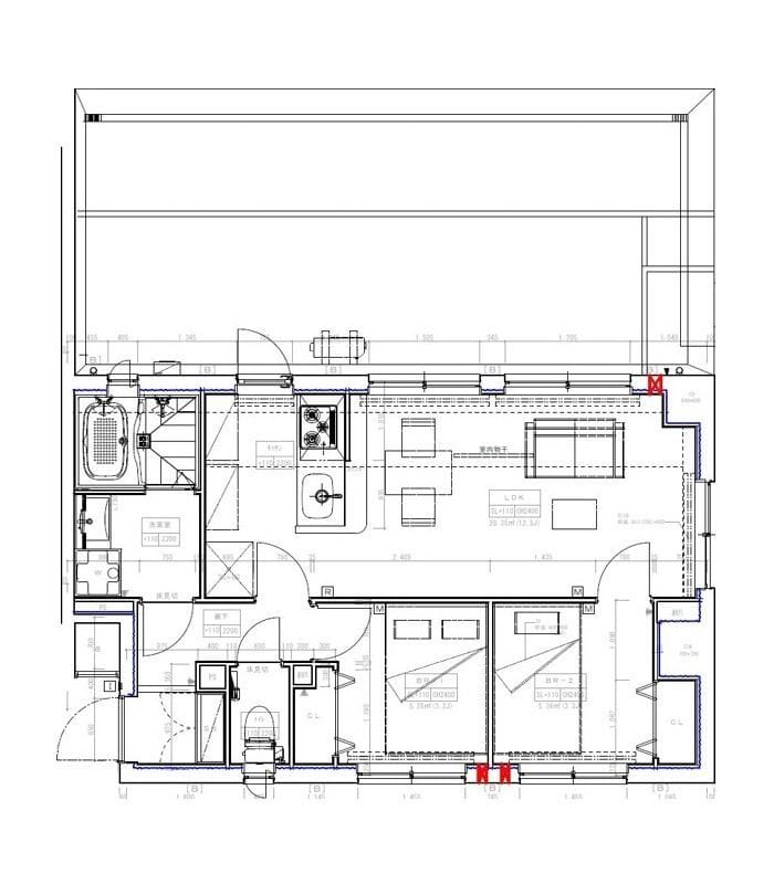 ジェノヴィア妙典Ⅱ 604 間取り図