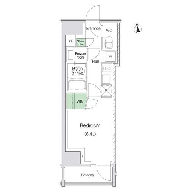 スタイリオ川崎 1104 間取り図