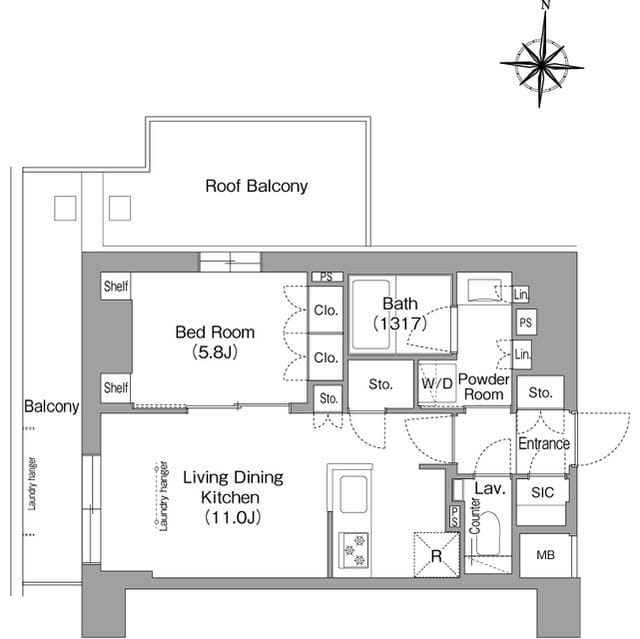 ウエリスアーバン住吉WEST 1001