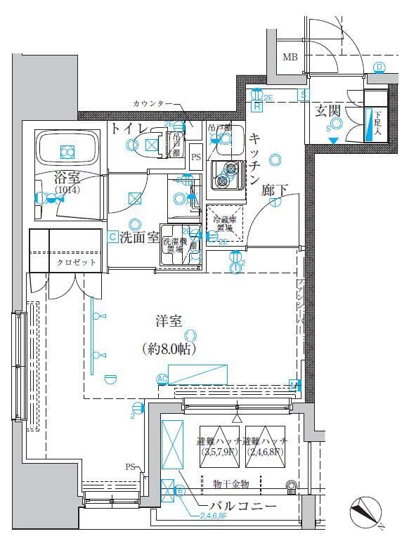 クレイシア日本橋水天宮前 303