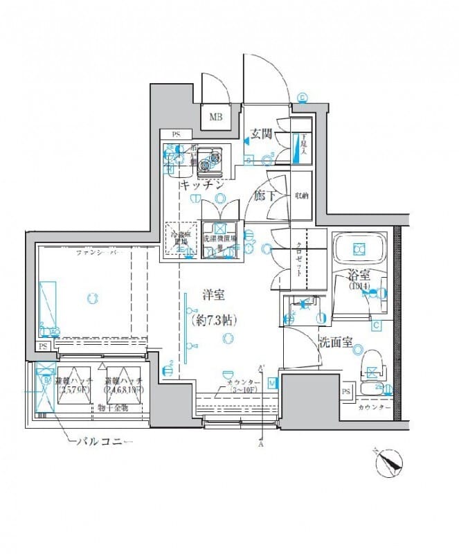 クレイシア日本橋水天宮前 801