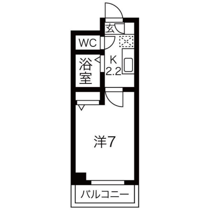 CASSIA浦安 201 間取り図