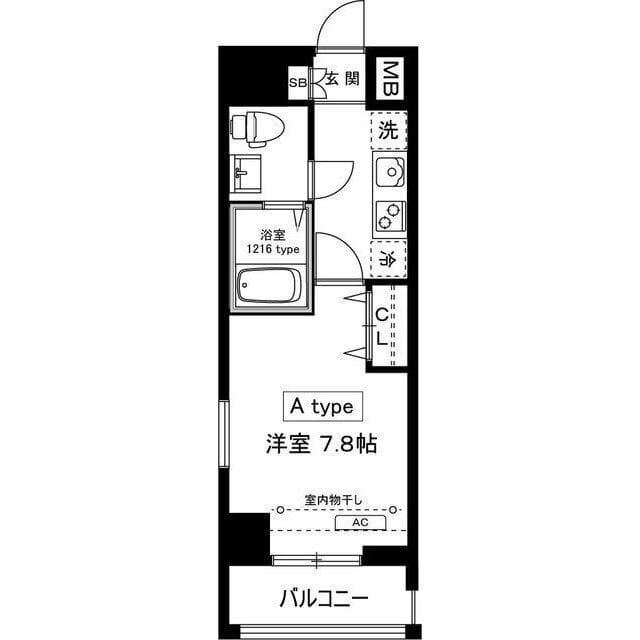 Milebel chitosedai 301 間取り図