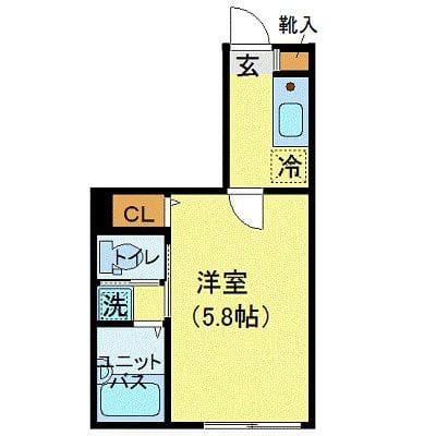 フェリーチェ洗足池 202 間取り図