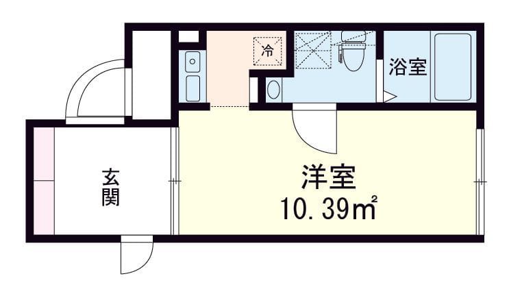 the10 AKABANE WEST 202 間取り図