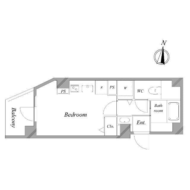 ゲートフィールド練馬 303 間取り図
