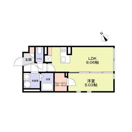 The Residence Ichigayadaimachi 101 間取り図
