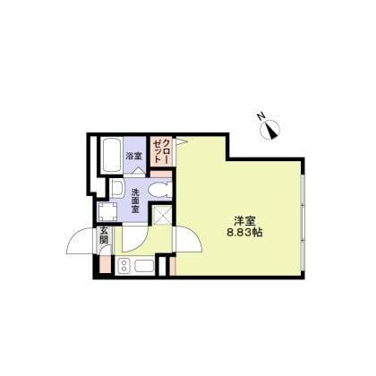 The Residence Ichigayadaimachi 102 間取り図
