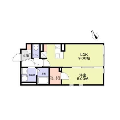 The Residence Ichigayadaimachi 301 間取り図