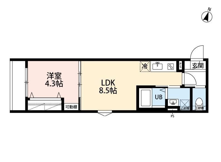 robot home 金町(ロボットホームカナマチ) 103 間取り図