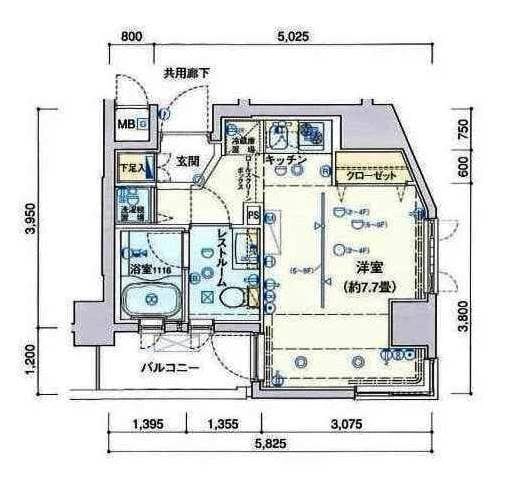 バージュアル大森 301 間取り図