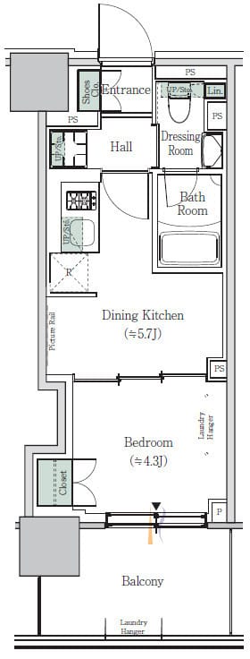 ONE ROOF RESIDENCE NISHINIPPORI(ワンルーフレジデンス西日暮里) 707