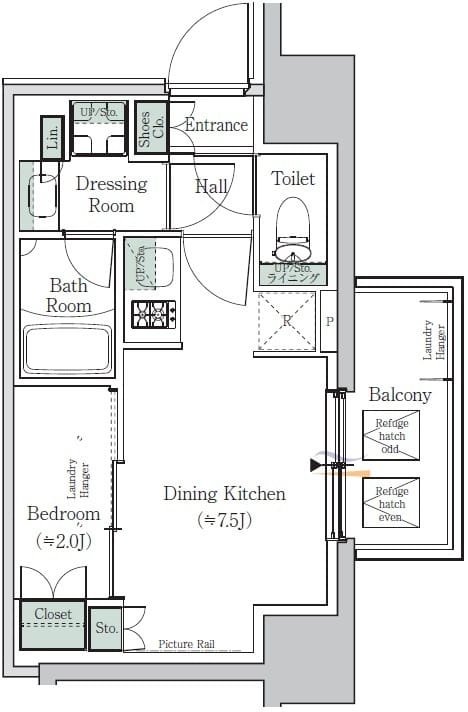 ONE ROOF RESIDENCE NISHINIPPORI(ワンルーフレジデンス西日暮里) 710