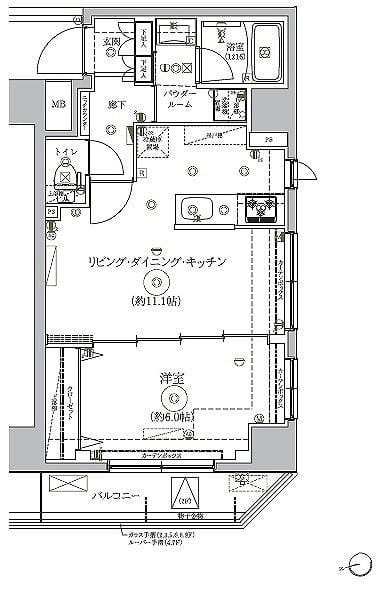 RELUXIA CITY 東向島 505 間取り図