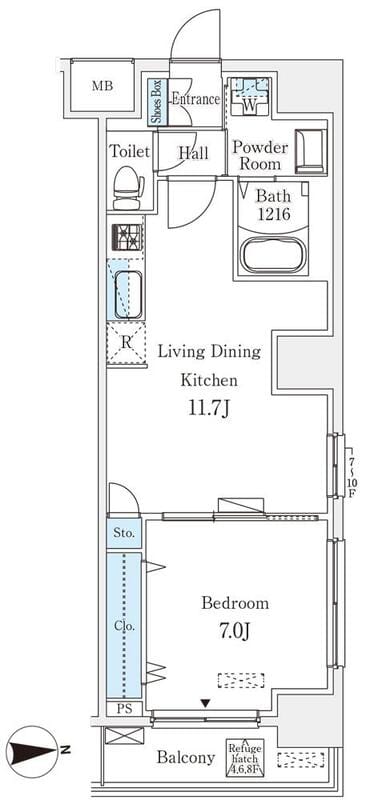 フトューロ東神田 1001