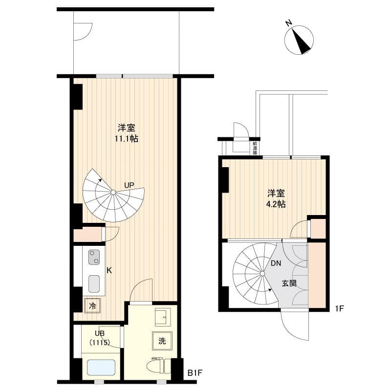 ポラスト恵比寿 0102 間取り図