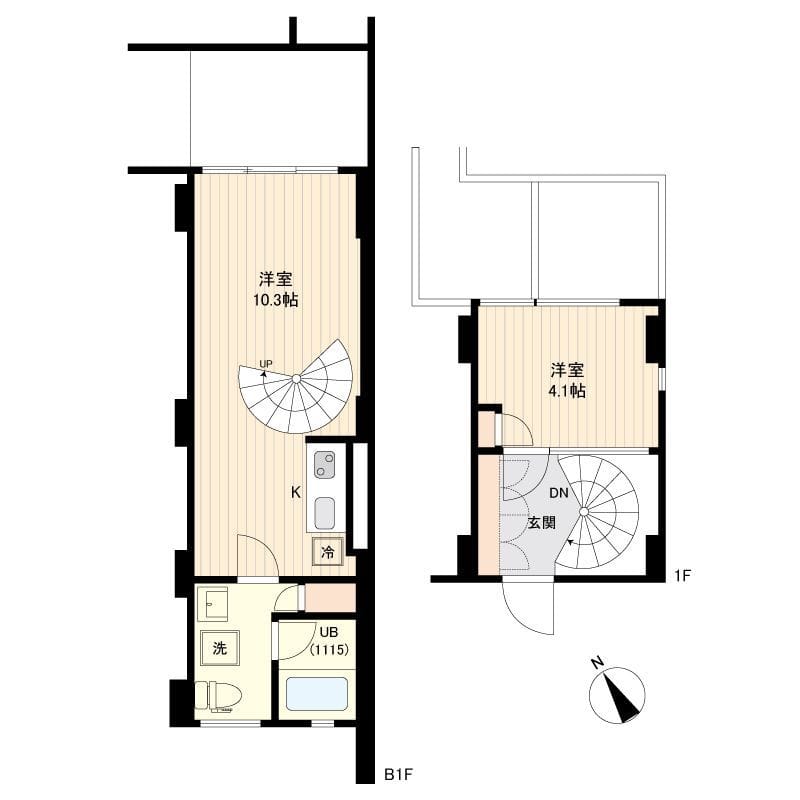 ポラスト恵比寿 0103 間取り図