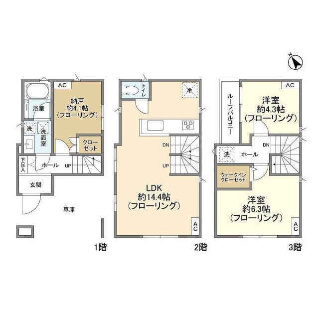 Kolet駒込 29.9万円/入力なし/なし 間取り図