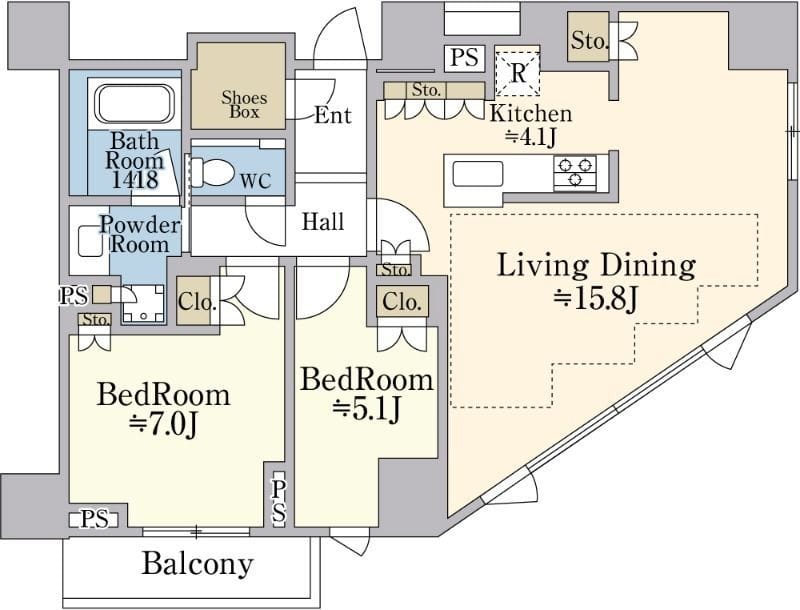 プラウド恵比寿南 1304