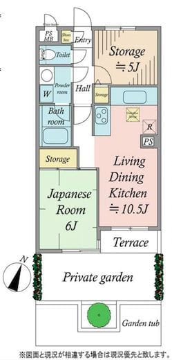 ライオンズマンション西高島平第2 104 間取り図