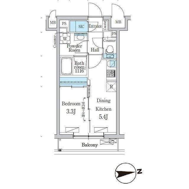 デュオフラッツ千歳船橋 106