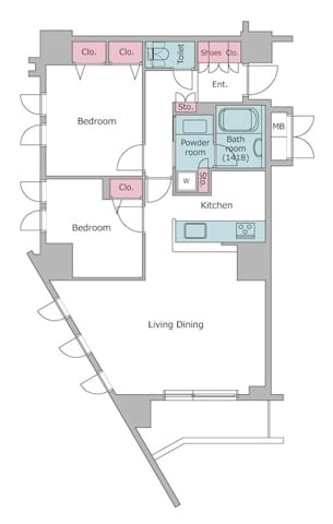 レジディアタワー中目黒 0302