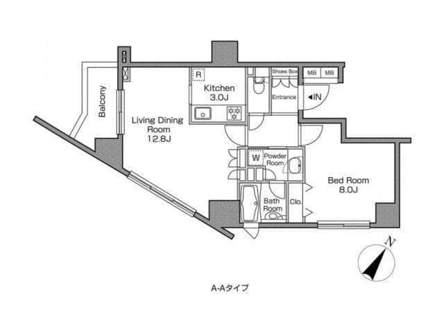 レジディアタワー中目黒 1401