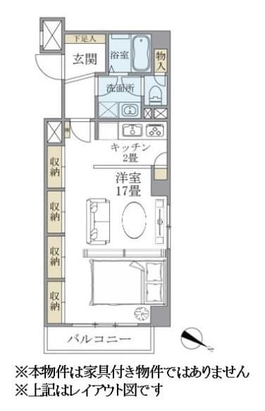 シティハイツ根津 302 間取り図