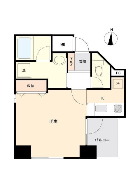 ミューズ両国Ⅱ 0504 間取り図