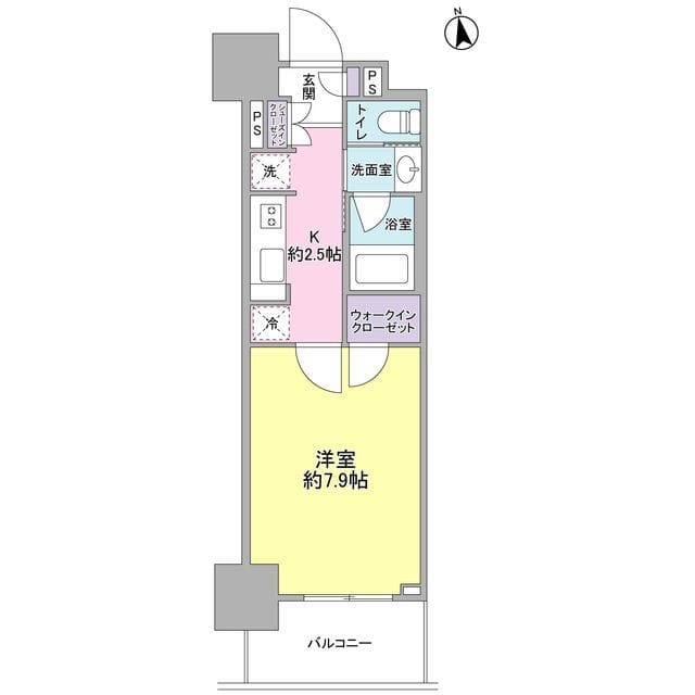 スタイリオ品川中延 0806 間取り図