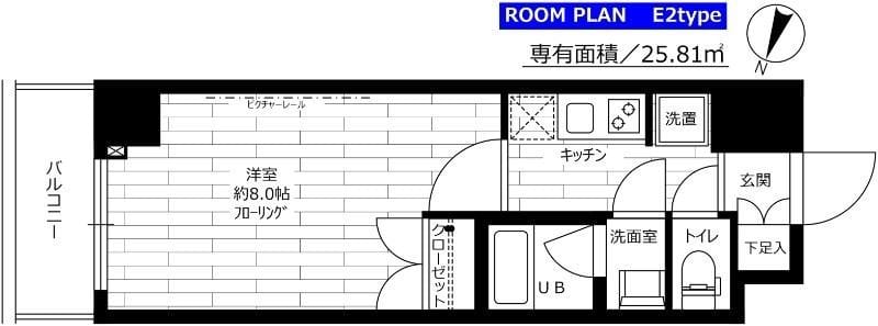 ステージファースト東十条 502 間取り図