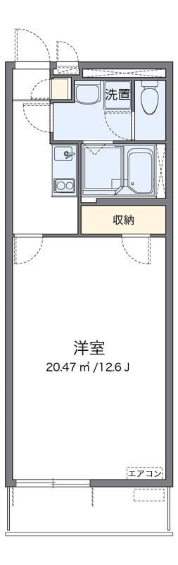 レオネクスト友 203 間取り図