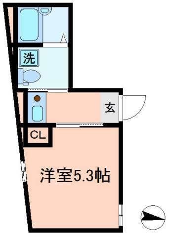 カロン 203 間取り図