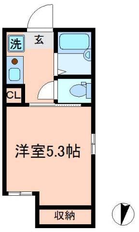 カロン 301 間取り図