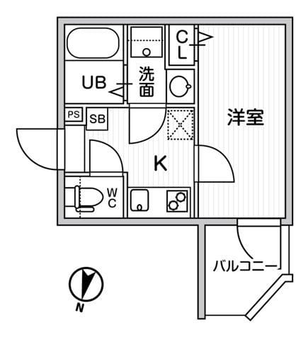 T's Cuore横濱元町 203 間取り図