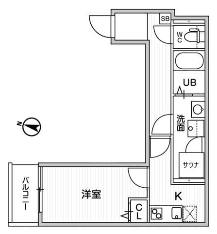 T's Cuore横濱元町 304 間取り図