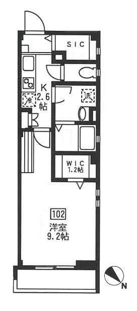 MIT ミット 102 間取り図