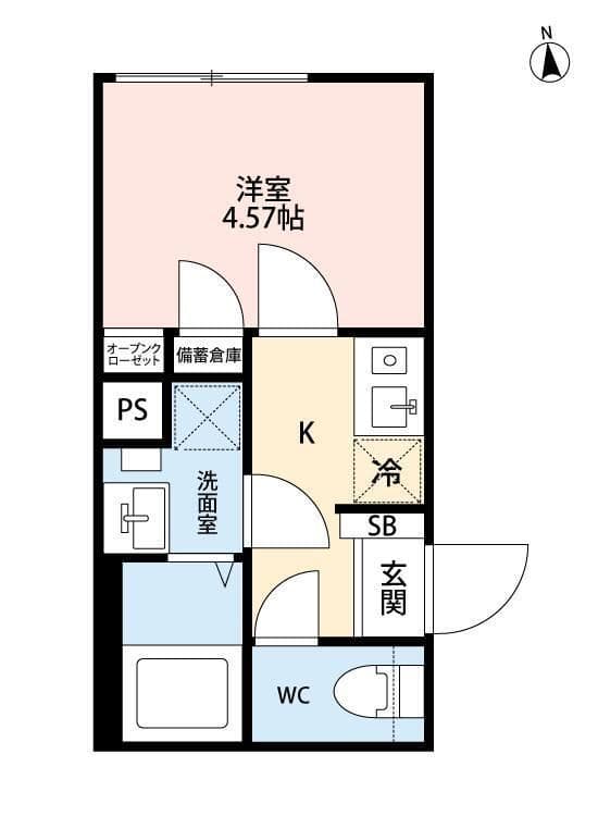 Ciel Kamikitazawa 302 間取り図