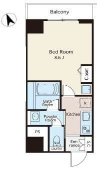 ユゥーアップ四ツ谷 302