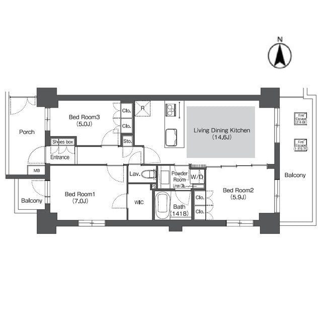 コンフォリア成増グリーンサイド 301