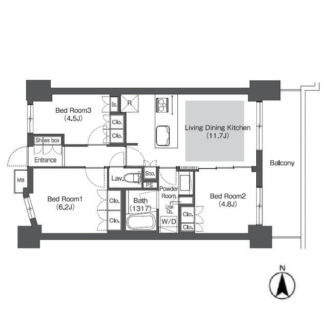 コンフォリア成増グリーンサイド 408