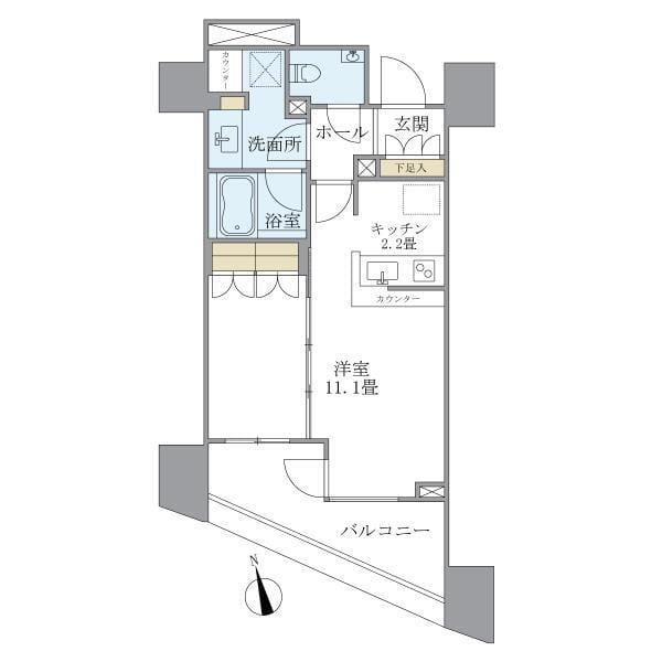 クオリア恵比寿パークフロント 1303